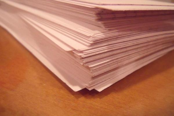 stack of papers