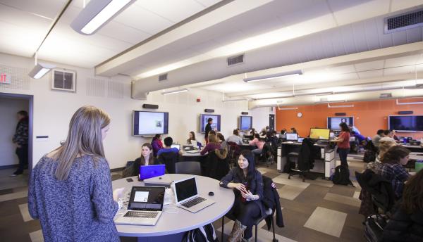 Image of an active learning classroom